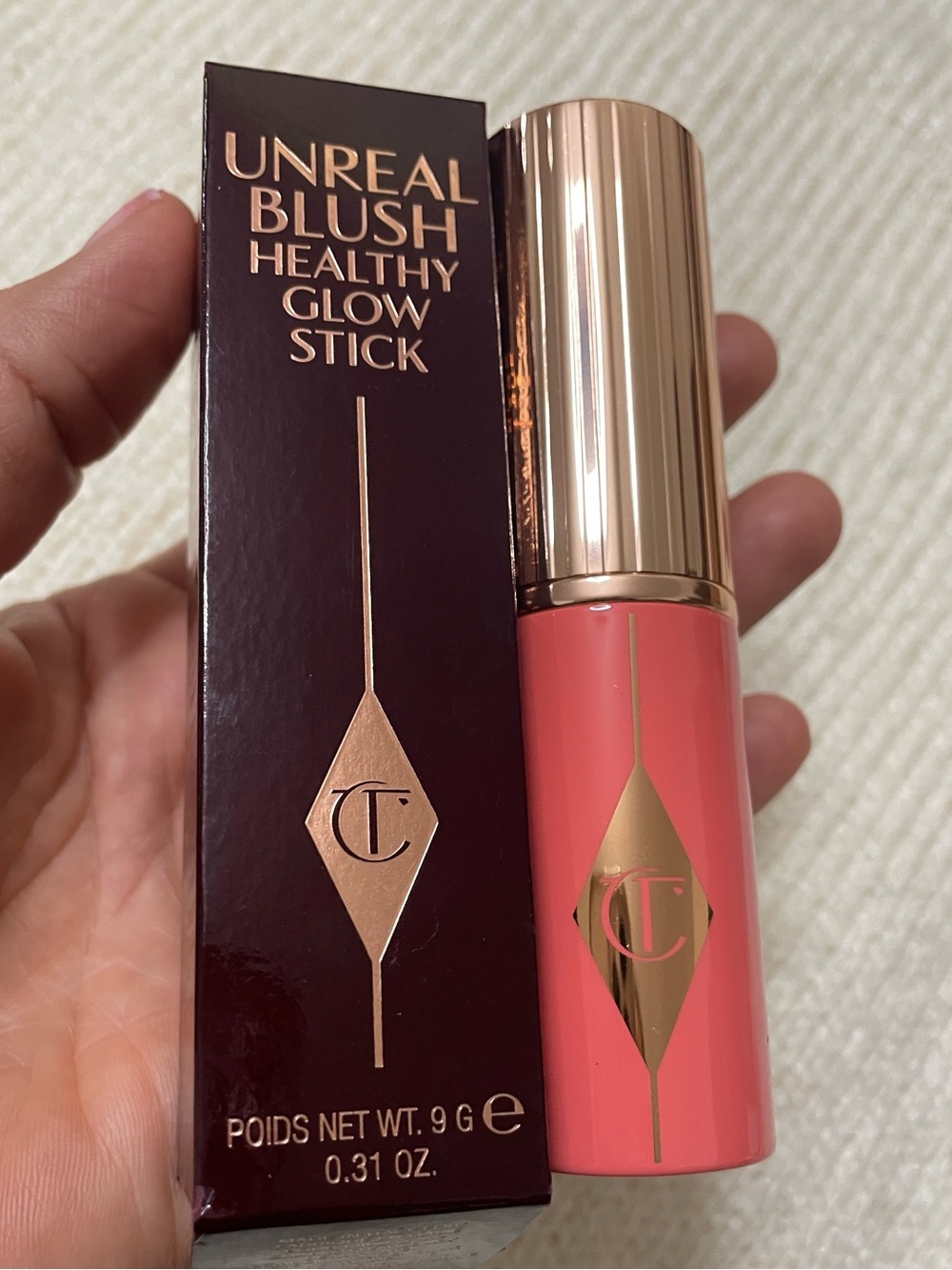 Charlotte Tilbury Unreal Blush Healthy Glow Stick - peachy glow
